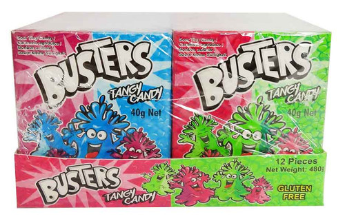 JoJo Busters Tangy Candy - Twin Hard Boxes, by JoJo,  and more Confectionery at The Professors Online Lolly Shop. (Image Number :16100)