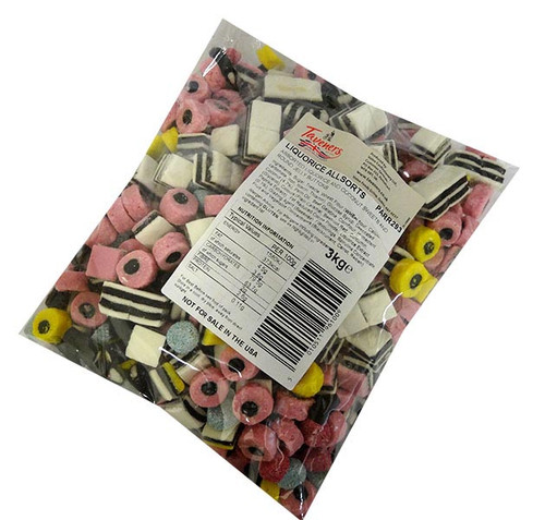 Taveners Liquorice Allsorts (3kg bag)