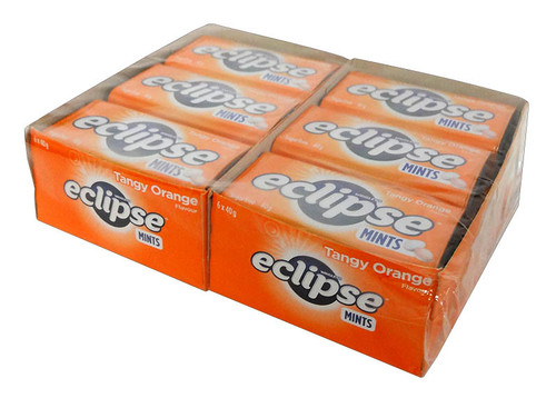 Eclipse Mints - Tangy Orange, by Wrigley, and more Confectionery at The Professors Online Lolly Shop. (Image Number :17209) Eclipse Mints - Tangy Orange, by Wrigley, and more Confectionery at The Professors Online Lolly Shop. (Image Number :17209)