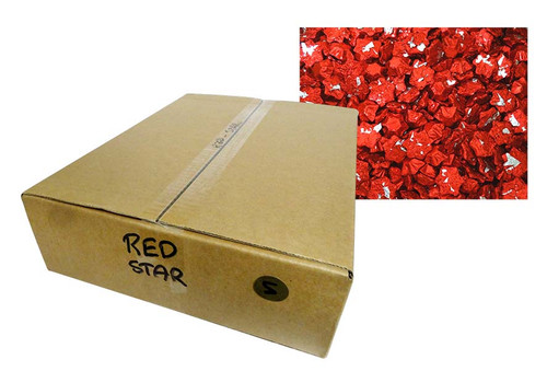 Belgian Milk Chocolate Stars - Red and more Confectionery at The Professors Online Lolly Shop. (Image Number :17656)