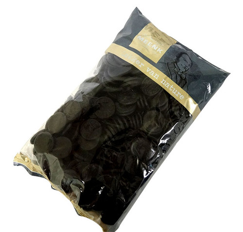 Meenk - Sweet Black coins and more Confectionery at The Professors Online Lolly Shop. (Image Number :17398)