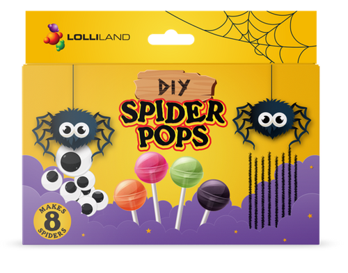 Lolliland DIY Spider Pops and more Confectionery at The Professors Online Lolly Shop. (Image Number :18060)