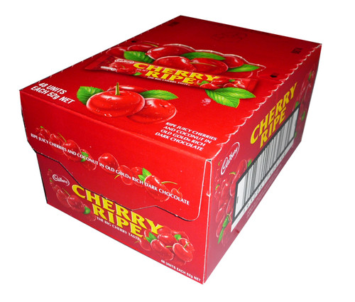 Cadbury Cherry Ripe and more Confectionery at The Professors Online Lolly Shop. (Image Number :18165)