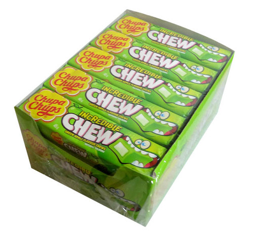 Chupa Chups - Incredible Chew - Apple, by Perfetti Van Melle,  and more Confectionery at The Professors Online Lolly Shop. (Image Number :18340)