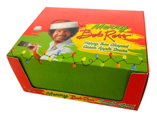 Merry Bob Ross Sweater Tin Candy (12 tins in a display)