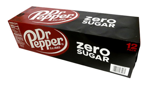 Dr. Pepper - Zero Sugar, by Dr Pepper,  and more Beverages at The Professors Online Lolly Shop. (Image Number :18575)