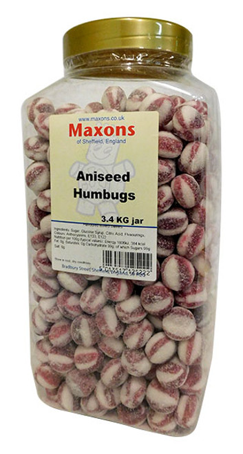 Maxons - Aniseed Humbugs and more Confectionery at The Professors Online Lolly Shop. (Image Number :19670)