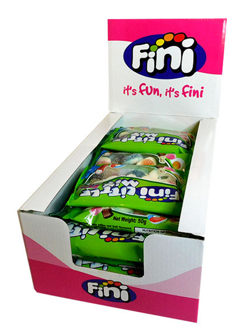 Fini Pillow Packs - Sour Little Mix Fizz, by Fini,  and more Confectionery at The Professors Online Lolly Shop. (Image Number :19129)