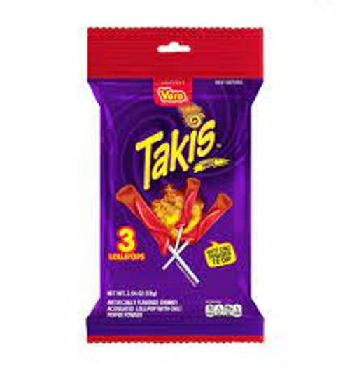 Takis -Feugo Lollipop and more Confectionery at The Professors Online Lolly Shop. (Image Number :19237)