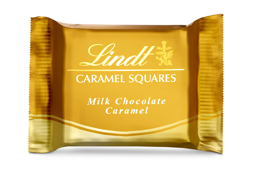 Lindt - Caramel Square Bars, by Lindt,  and more Confectionery at The Professors Online Lolly Shop. (Image Number :19303)