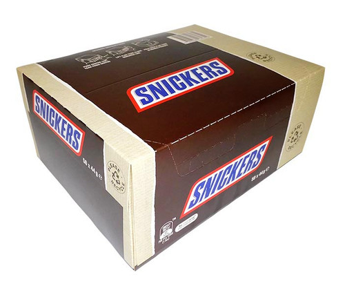 Snickers - Paper Wrap, by Mars,  and more Confectionery at The Professors Online Lolly Shop. (Image Number :20395)