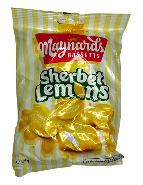 Maynards Bassetts Sherbet Lemons, by Bassett,  and more Confectionery at The Professors Online Lolly Shop. (Image Number :20149)
