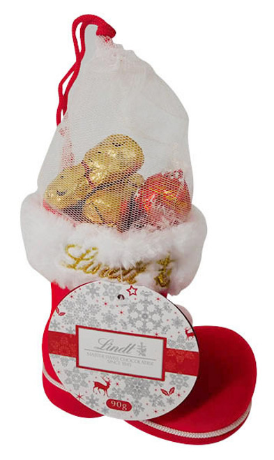 Lindt Santa Boot (90g single unit) BB 30/04/24