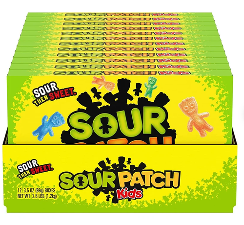 Sour Patch Kids - Theatre Box - Original (12pc x 99g boxes in a display unit)