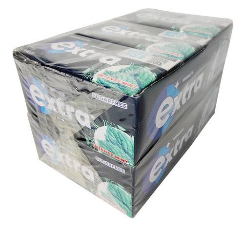 Extra Gum - Intense Mint Flavour (14 soft gum strips x 24 packs Display Unit)