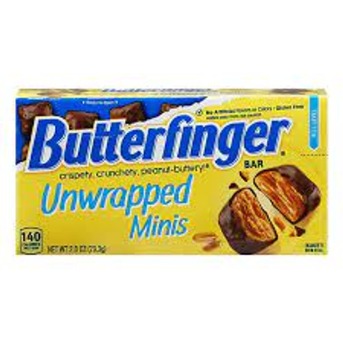 Butterfinger Unwrapped minis (73.9g theatre box)