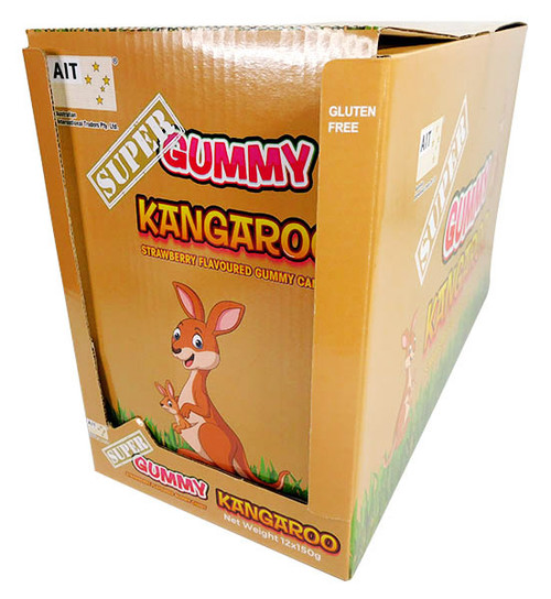 Super Gummy Kangaroo (12 x 150g individually packaged)