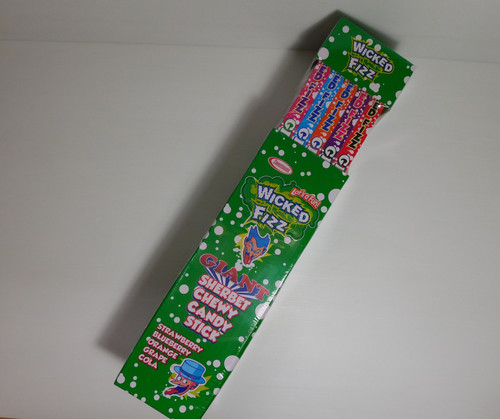 Wicked Fizz Giant Sherbet stick (25 x 70g sticks in a display box)