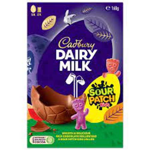 Cadbury Dairy Milk Egg and Sour Patch Kids Gift Box (160g)