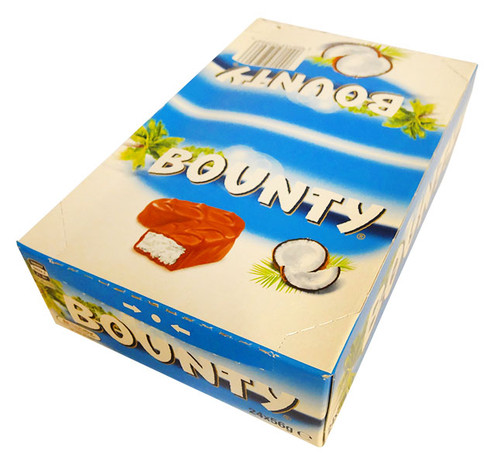 Bounty Bars Milk-Chocolate (24 x 56g in a Display) - BB 12/05/24
