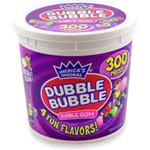 Dubble Bubble 4 Flavours (300 Piece tub)