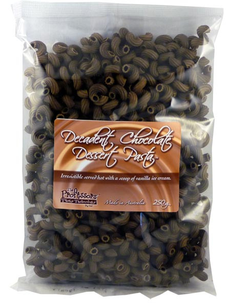 Decadent Chocolate Dessert Pasta, by The Professors Tasty Technology,  and more Confectionery at The Professors Online Lolly Shop. (Image Number :2299)