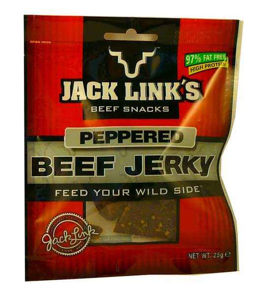 Jack Links Beef Jerky Peppered, by Jack Links,  and more Confectionery at The Professors Online Lolly Shop. (Image Number :2023)