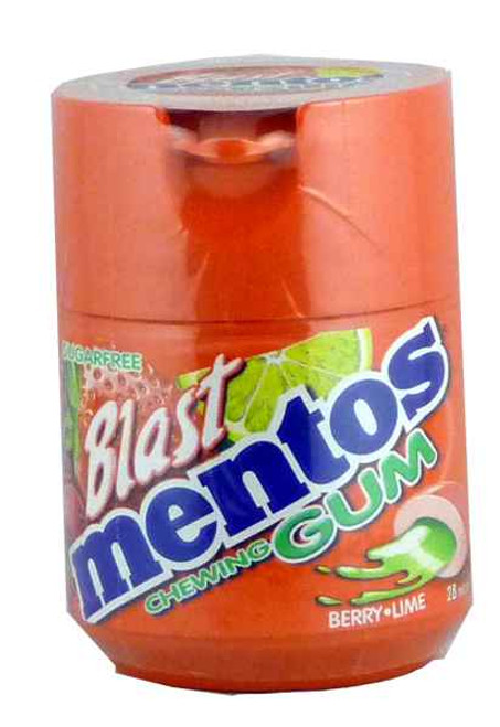 Mentos Blast Berry Lime Chewing Gum, by Perfetti Van Melle,  and more Confectionery at The Professors Online Lolly Shop. (Image Number :2069)