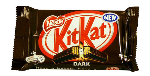 Nestle Kit Kat Dark, by Nestle,  and more Confectionery at The Professors Online Lolly Shop. (Image Number :2086)