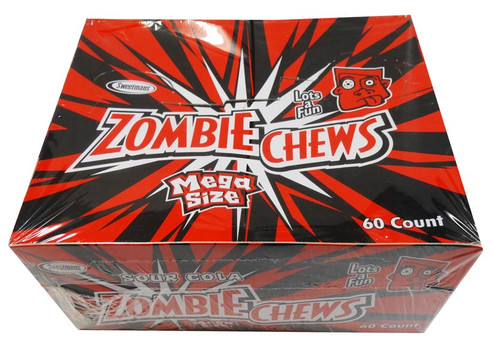 Zombie Chews - Sour Cola, by Sweetmans,  and more Confectionery at The Professors Online Lolly Shop. (Image Number :8329)