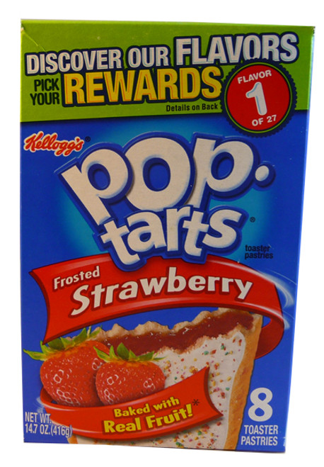 Kellogg's Pop-Tarts Frosted Strawberry Sensation Toaster Pastries