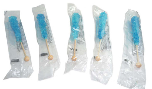 Espeez Rock Candy Crystal Sticks - Blue, by Espeez,  and more Confectionery at The Professors Online Lolly Shop. (Image Number :3668)