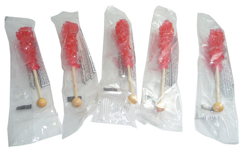 Espeez Rock Candy Crystal Sticks - Red, by Espeez,  and more Confectionery at The Professors Online Lolly Shop. (Image Number :3678)