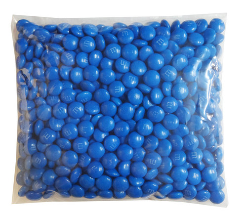 Single Colour M&M s - Blue, by Mars,  and more Confectionery at The Professors Online Lolly Shop. (Image Number :8285)