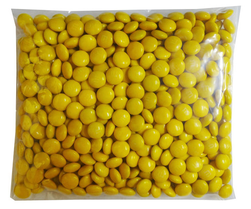 Single Colour M&M s - Yellow, by Mars,  and more Confectionery at The Professors Online Lolly Shop. (Image Number :8284)