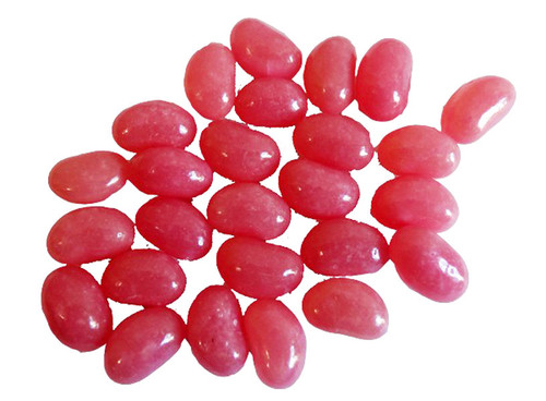 Mini Jelly Beans - Light Pink with a Strawberry Flavour, by Budget Sweets,  and more Confectionery at The Professors Online Lolly Shop. (Image Number :4571)
