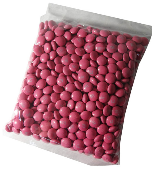 Single Colour M&M s - Pink, by Mars,  and more Confectionery at The Professors Online Lolly Shop. (Image Number :5521)