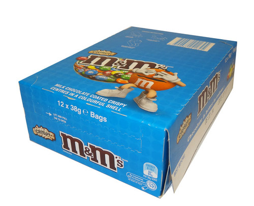 M&M Crispy, by Mars,  and more Confectionery at The Professors Online Lolly Shop. (Image Number :4629)