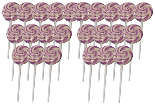 Swirl Lollipops - Purple Grape, by Other/TLBC,  and more Confectionery at The Professors Online Lolly Shop. (Image Number :5613)