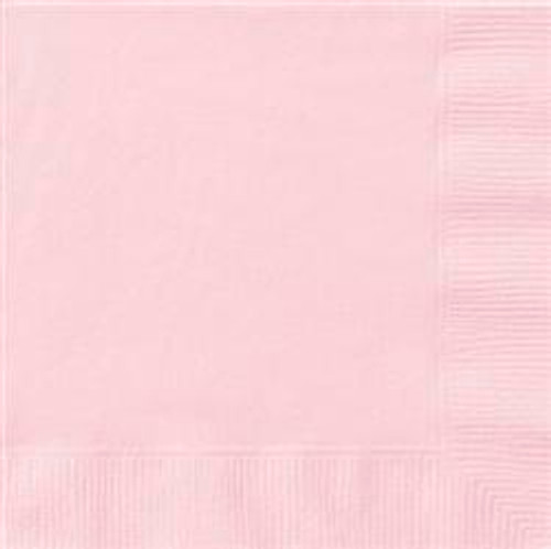 Luncheon Napkins - Pastel Pink, by Meteor,  and more Partyware at The Professors Online Lolly Shop. (Image Number :5617)