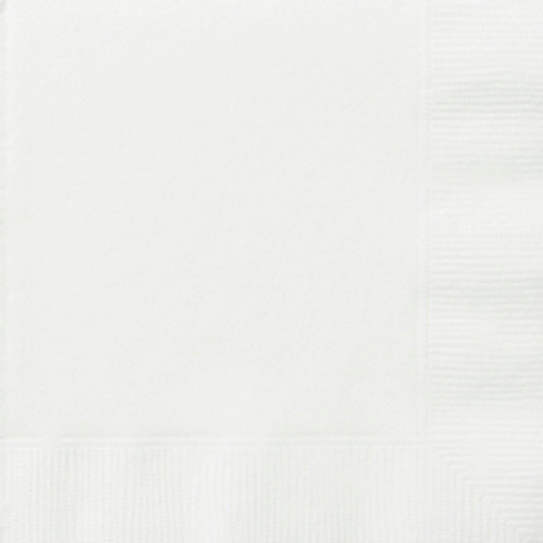 Luncheon Napkins - White, by Meteor,  and more Partyware at The Professors Online Lolly Shop. (Image Number :5805)