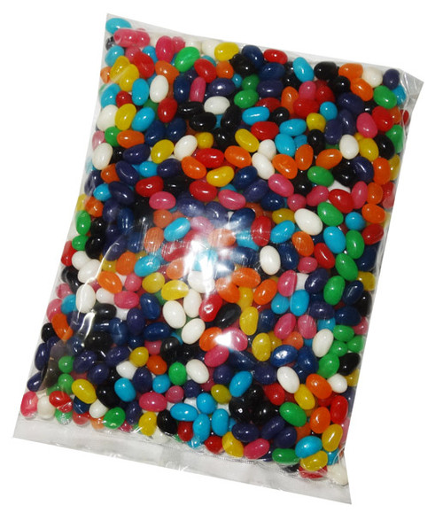 Mini Jelly Beans - Assorted Colours with Mixed Flavours, by Budget Sweets,  and more Confectionery at The Professors Online Lolly Shop. (Image Number :6922)
