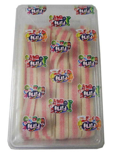 Fini Sour Bubblegum Belts, by Fini,  and more Confectionery at The Professors Online Lolly Shop. (Image Number :7188)