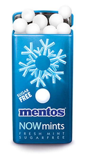 Mentos Now Mints - Sugar Free - Fresh Mint, by Perfetti Van Melle,  and more Confectionery at The Professors Online Lolly Shop. (Image Number :7035)