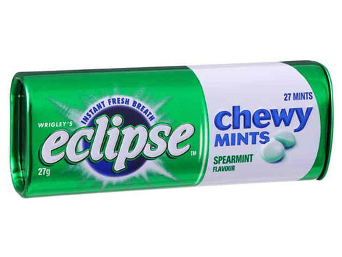 Eclipse Chewy Mint - Spearmint, by Wrigley,  and more Confectionery at The Professors Online Lolly Shop. (Image Number :7057)