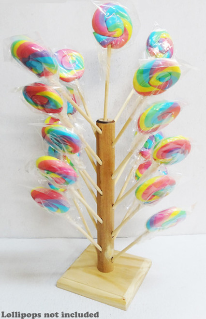 Wooden Lollipop Tree - Large and more Partyware at The Professors Online Lolly Shop. (Image Number :10044)