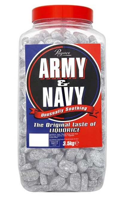 Paynes Army & Navy - Liquorice Sweets, by Paynes,  and more Confectionery at The Professors Online Lolly Shop. (Image Number :7727)