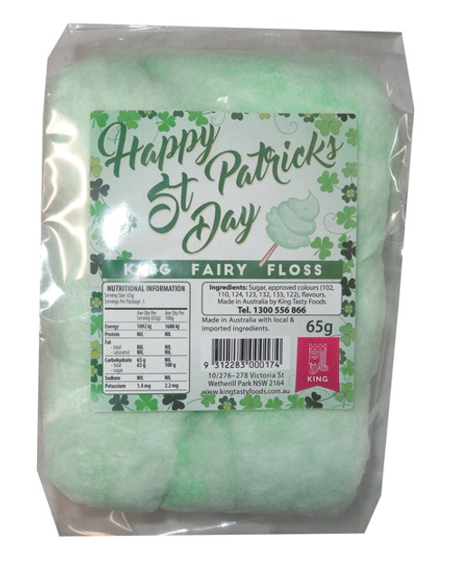 The Fairy Floss King - St Patrick s Day Special, by The Fairy Floss King,  and more Confectionery at The Professors Online Lolly Shop. (Image Number :8505)