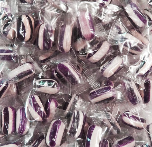 Sweet Treats Striped Hard Candy - Purple, by Brisbane Bulk Supplies,  and more Confectionery at The Professors Online Lolly Shop. (Image Number :9077)