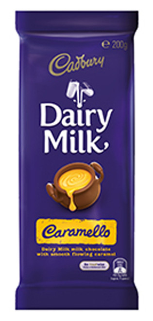 Cadbury Dairy Milk Caramello Family Blocks, by Cadbury,  and more Confectionery at The Professors Online Lolly Shop. (Image Number :9259)